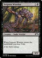Magic the Gathering Card - Serpent Warrior - MTG Circle