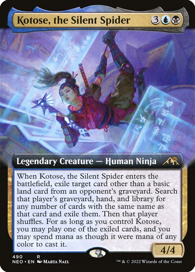 Magic the Gathering Card - Kotose, the Silent Spider - MTG Circle