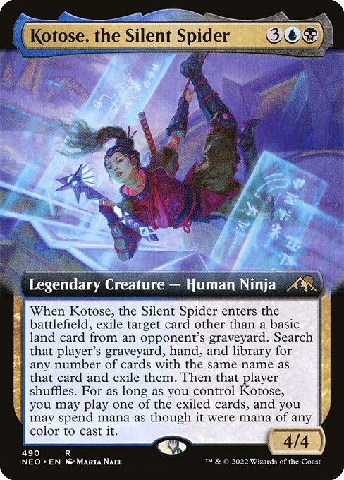 Magic the Gathering Card - Kotose, the Silent Spider - MTG Circle