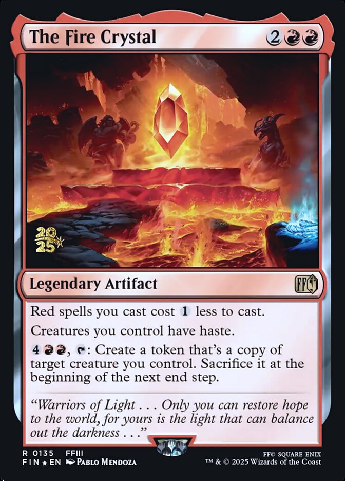 Magic the Gathering Card - The Fire Crystal - MTG Circle
