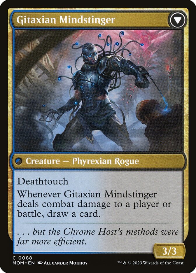Magic the Gathering Card - Gitaxian Mindstinger - MTG Circle