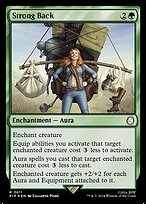 Magic the Gathering Card - Strong Back - MTG Circle
