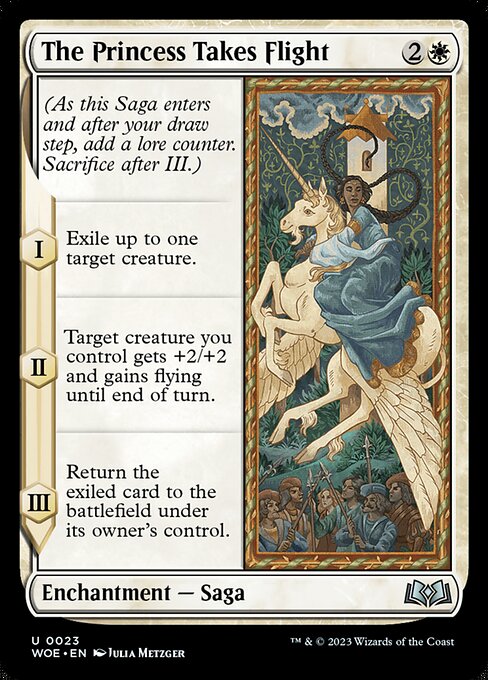 Magic the Gathering Card - The Princess Takes Flight - MTG Circle