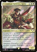 Magic the Gathering Card - Commissar Severina Raine - MTG Circle