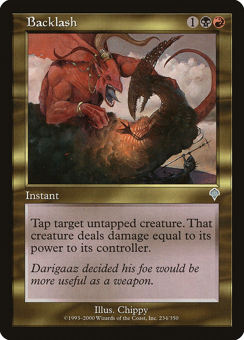 Magic the Gathering Card - Backlash - MTG Circle