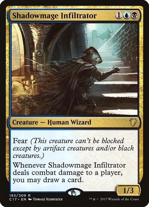 Magic the Gathering Card - Shadowmage Infiltrator - MTG Circle
