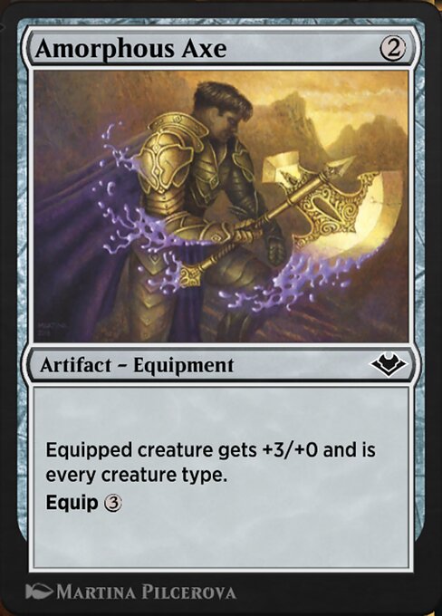 Magic the Gathering Card - Amorphous Axe - MTG Circle