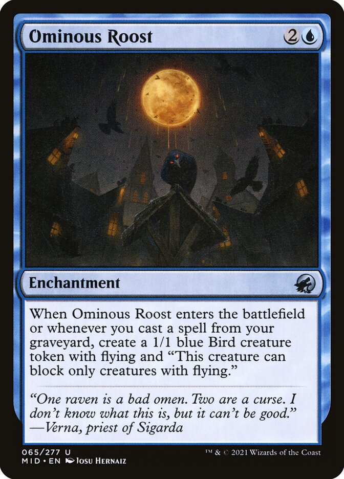Magic the Gathering Card - Ominous Roost - MTG Circle