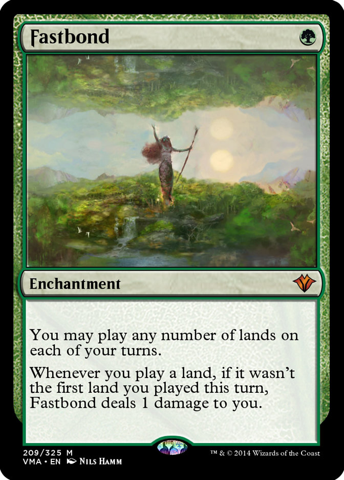 Magic the Gathering Card - Fastbond - MTG Circle