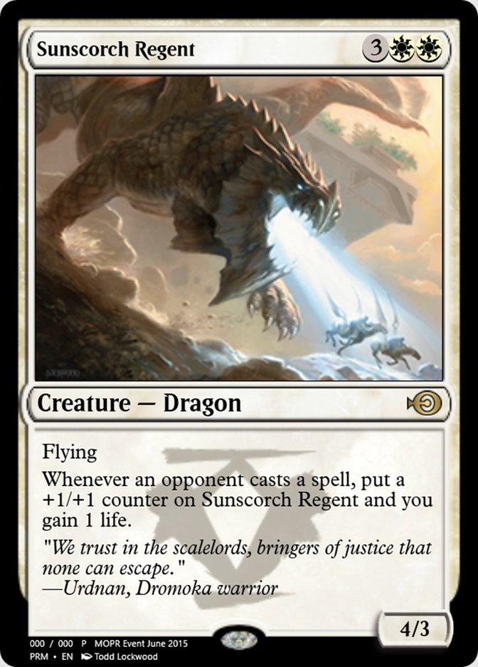 Magic the Gathering Card - Sunscorch Regent - MTG Circle