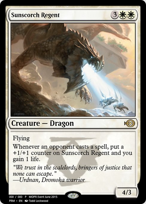 Magic the Gathering Card - Sunscorch Regent - MTG Circle