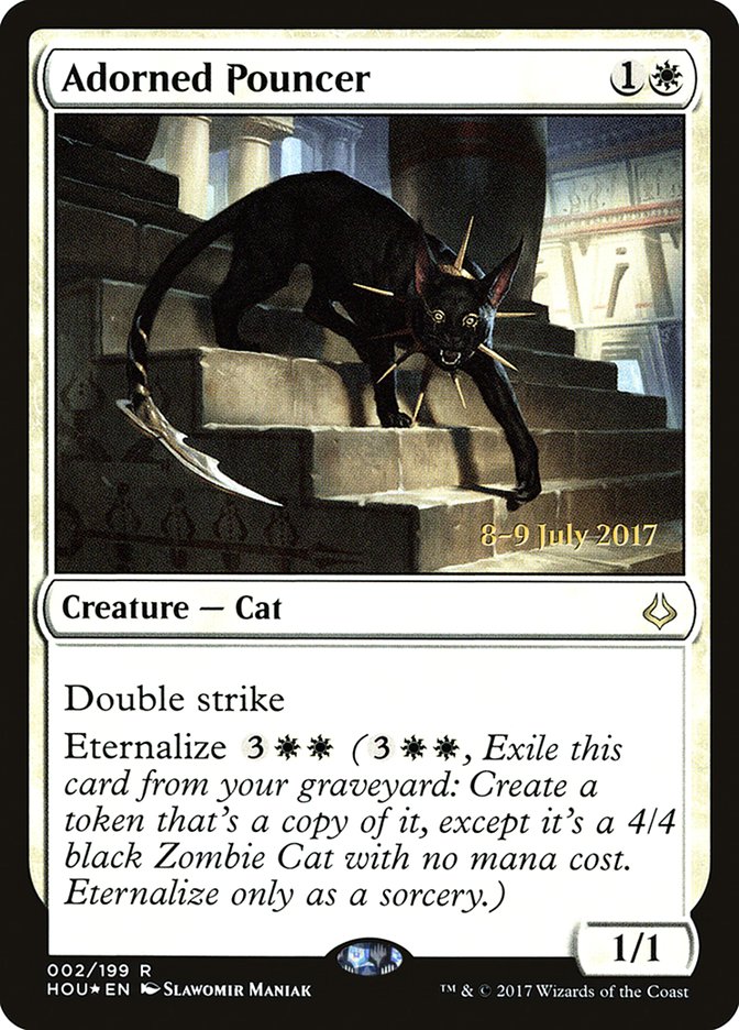Magic the Gathering Card - Adorned Pouncer - MTG Circle