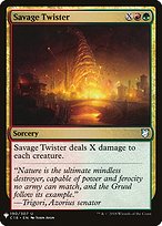 Magic the Gathering Card - Savage Twister - MTG Circle