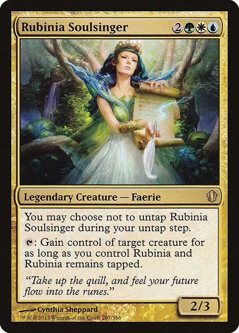 Magic the Gathering Card - Rubinia Soulsinger - MTG Circle