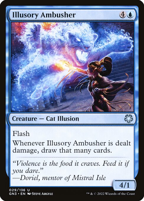 Magic the Gathering Card - Illusory Ambusher - MTG Circle