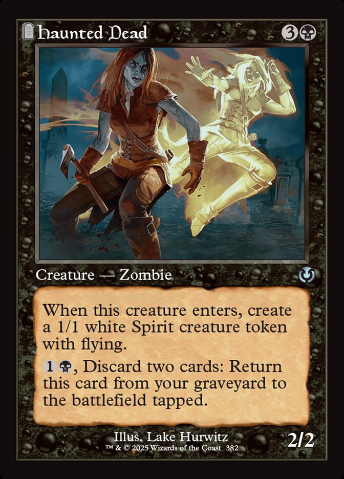 Magic the Gathering Card - Haunted Dead - MTG Circle