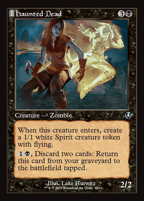 Magic the Gathering Card - Haunted Dead - MTG Circle
