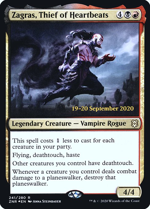 Magic the Gathering Card - Zagras, Thief of Heartbeats - MTG Circle