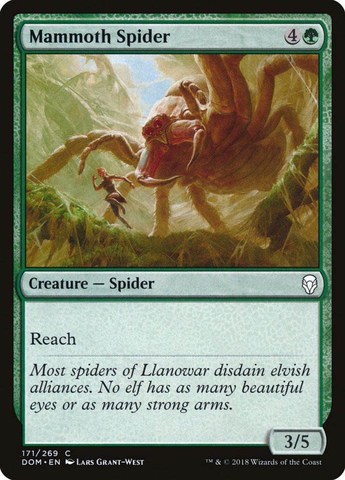 Magic the Gathering Card - Mammoth Spider - MTG Circle