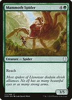 Magic the Gathering Card - Mammoth Spider - MTG Circle