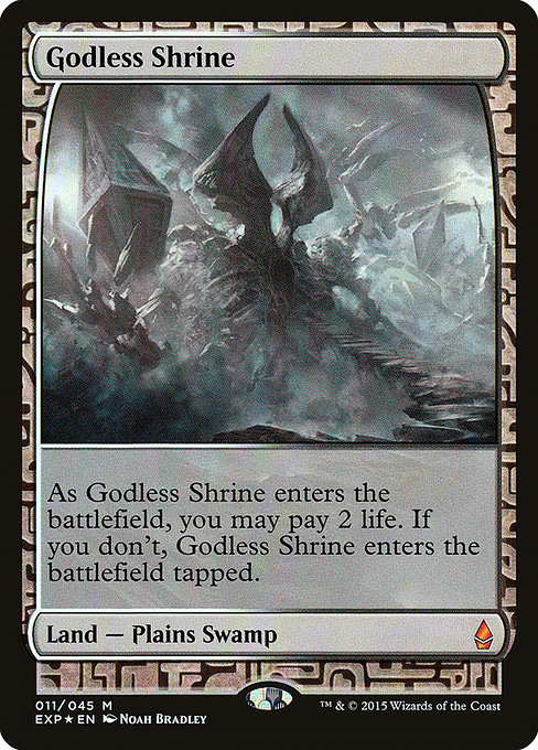 Magic the Gathering Card - Godless Shrine - MTG Circle