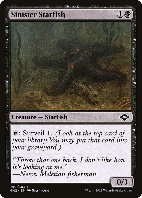 Magic the Gathering Card - Sinister Starfish - MTG Circle