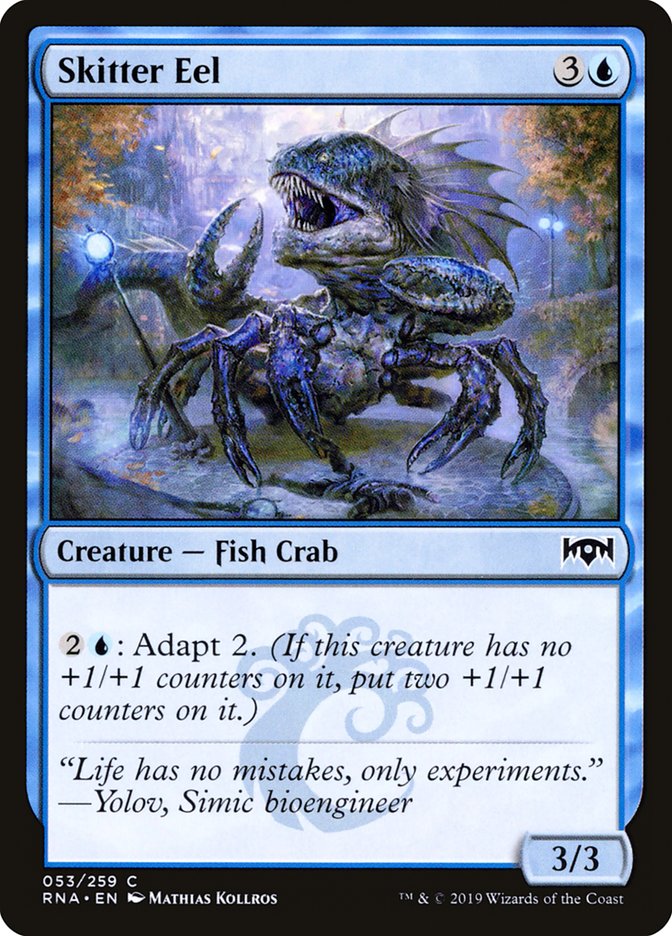 Magic the Gathering Card - Skitter Eel - MTG Circle