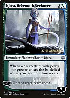 Magic the Gathering Card - Kiora, Behemoth Beckoner - MTG Circle