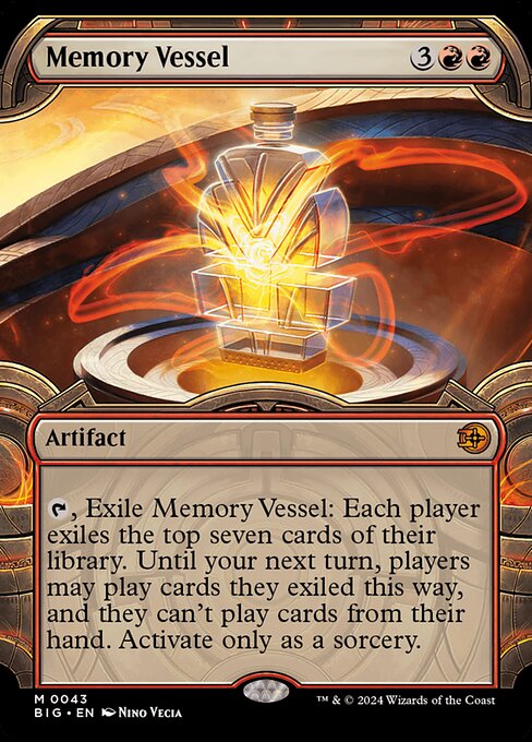 Magic the Gathering Card - Memory Vessel - MTG Circle