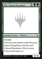 Magic the Gathering Card - The Colossal Dreadmaw - MTG Circle