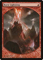 Magic the Gathering Card - Burst Lightning - MTG Circle