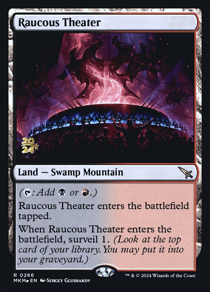 Magic the Gathering Card - Raucous Theater - MTG Circle