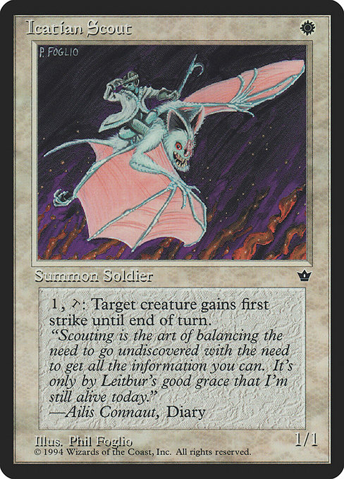 Magic the Gathering Card - Icatian Scout - MTG Circle