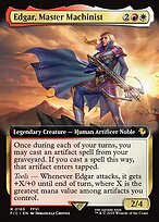 Magic the Gathering Card - Edgar, Master Machinist - MTG Circle