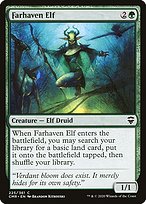 Magic the Gathering Card - Farhaven Elf - MTG Circle