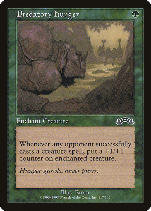 Magic the Gathering Card - Predatory Hunger - MTG Circle
