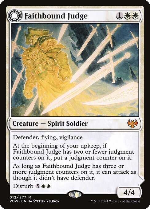 Magic the Gathering Card - Faithbound Judge - MTG Circle