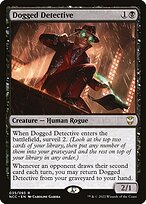 Magic the Gathering Card - Dogged Detective - MTG Circle