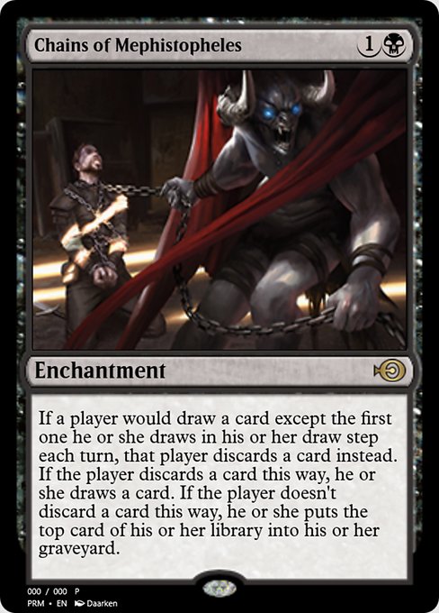 Magic the Gathering Card - Chains of Mephistopheles - MTG Circle