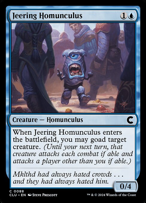 Magic the Gathering Card - Jeering Homunculus - MTG Circle