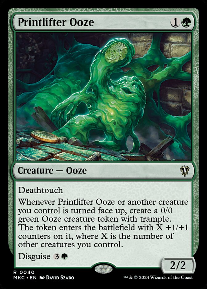 Magic the Gathering Card - Printlifter Ooze - MTG Circle
