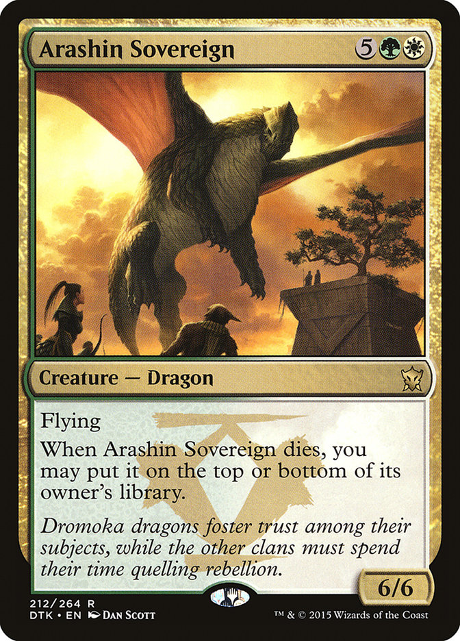 Magic the Gathering Card - Arashin Sovereign - MTG Circle