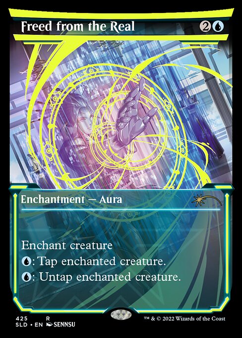 Magic the Gathering Card - Freed from the Real - MTG Circle