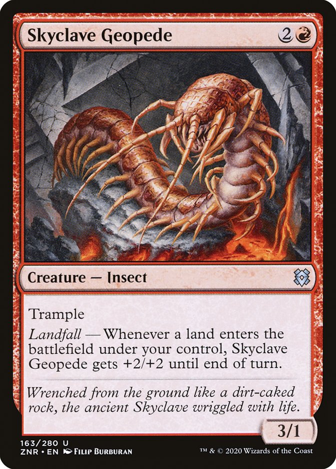 Magic the Gathering Card - Skyclave Geopede - MTG Circle
