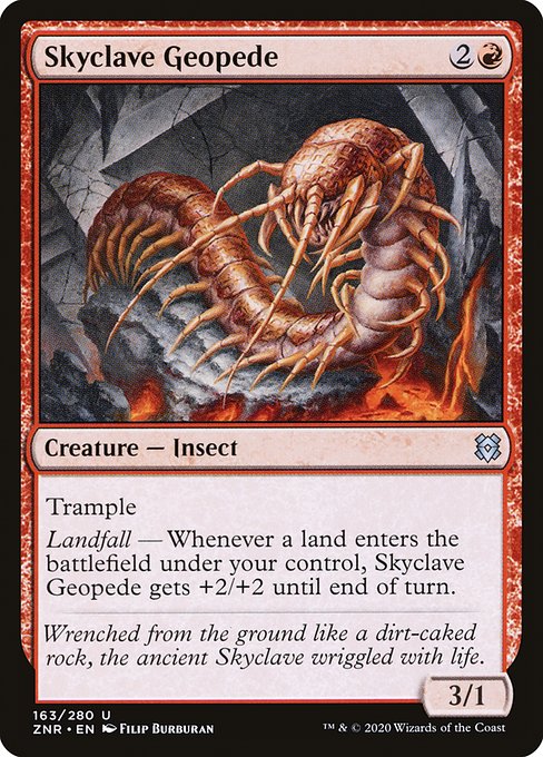Magic the Gathering Card - Skyclave Geopede - MTG Circle
