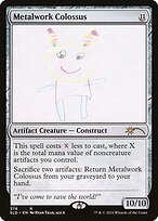 Magic the Gathering Card - Metalwork Colossus - MTG Circle