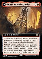 Magic the Gathering Card - Brass's Tunnel-Grinder // Tecutlan, the Searing Rift - MTG Circle