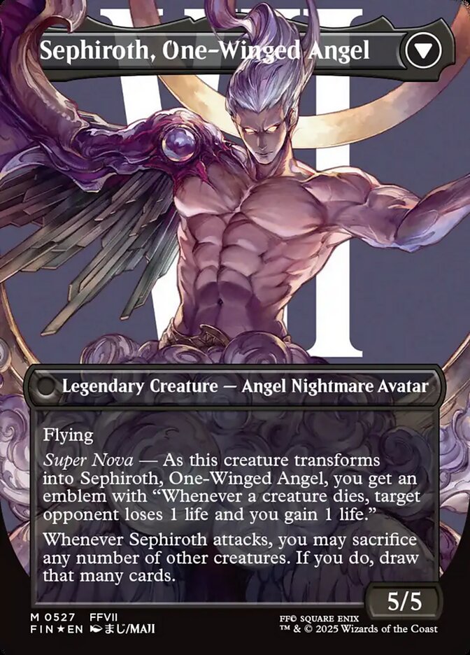 Magic the Gathering Card - Sephiroth, One-Winged Angel - MTG Circle