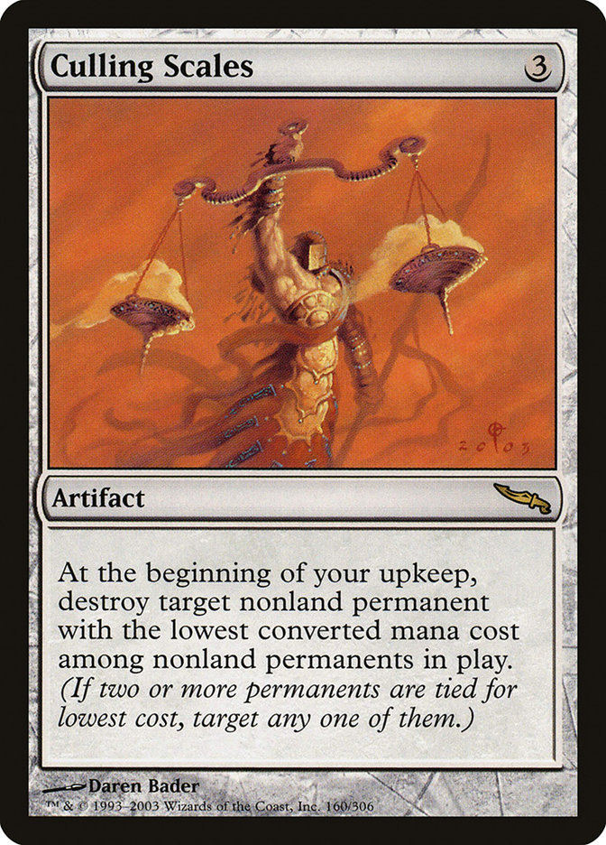Magic the Gathering Card - Culling Scales - MTG Circle