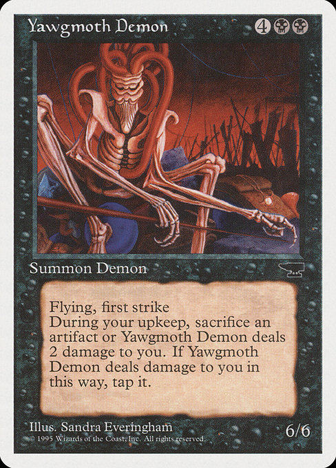 Magic the Gathering Card - Yawgmoth Demon - MTG Circle